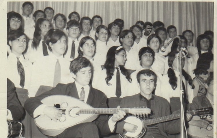 1967 - Choral du lycée - Lycee ibn rostom