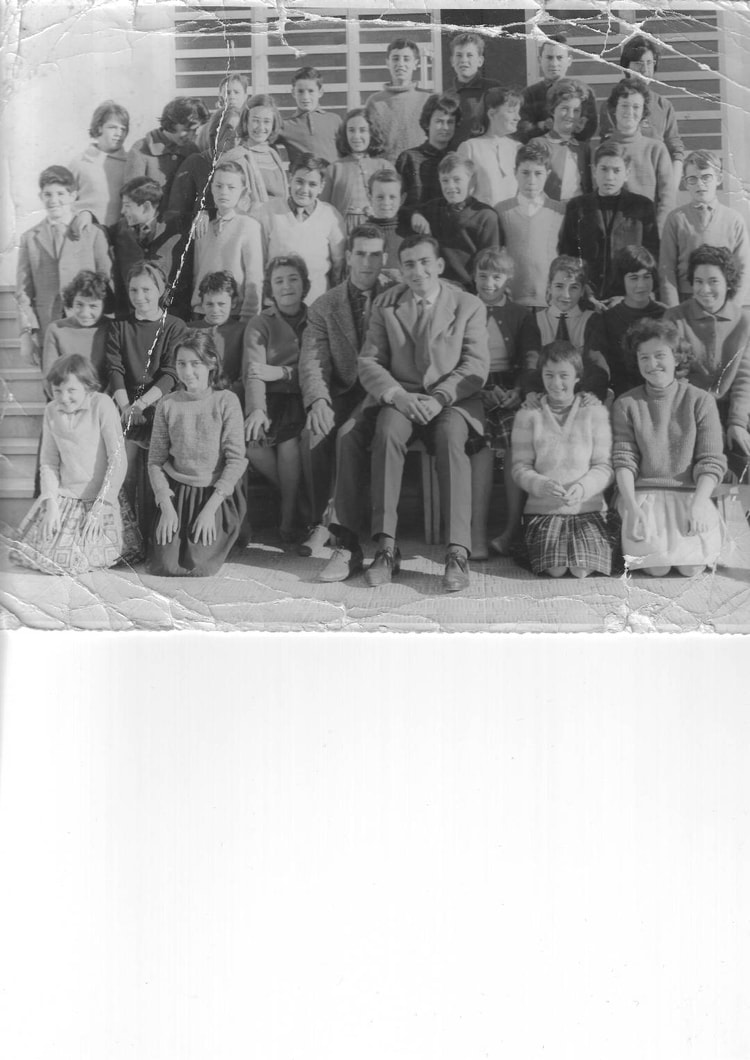 1961 - Classe de 4ème - Cllege moderne