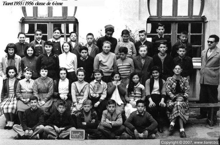 1956 - Classe de 6éme cours complementaire - Ecole des filles
