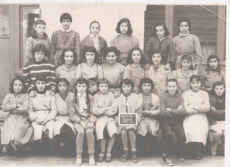 1956 - Classe du C.E. - Ecole des filles