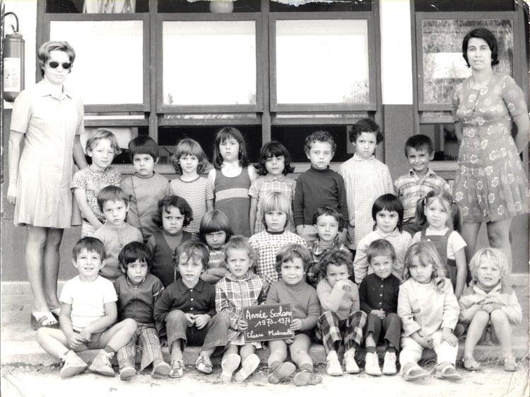 1973 - Classe maternelle - Ecole primaire française