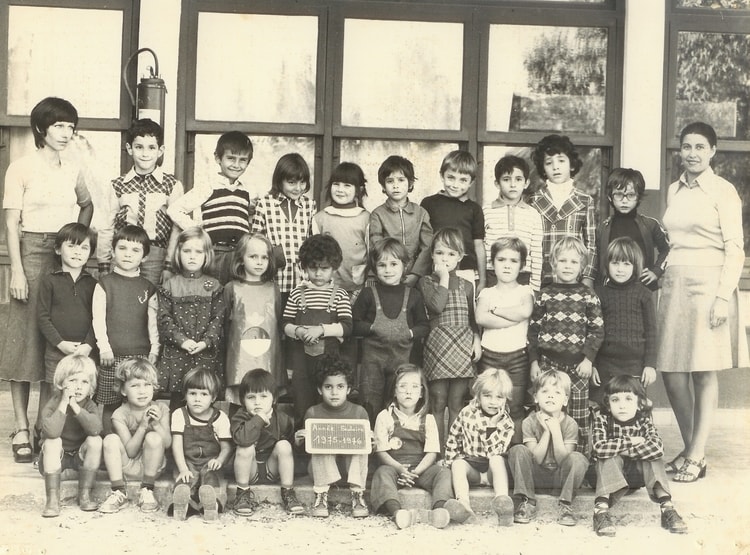 1975 - Maternelle et CP - Ecole primaire française