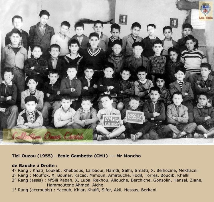 1956 - Ecole enbas 1956 - Ecole gambetta (en bas)