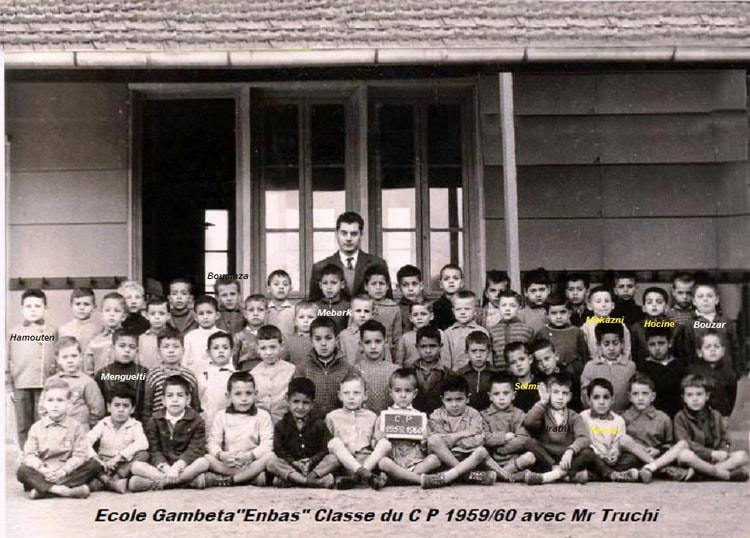 1959 - ECOLE Enbas GAMBETA - Ecole gambetta (en bas)