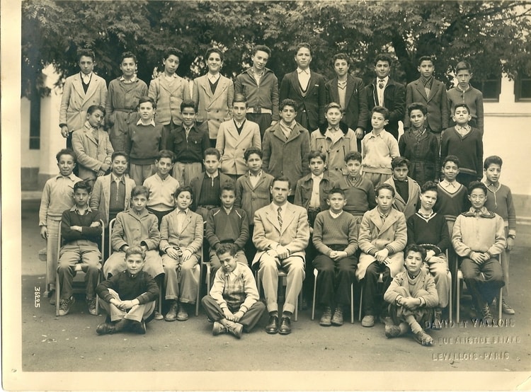 1954 - Clsse 5 éme M2 1954/1955 - Lycée eugène albertini