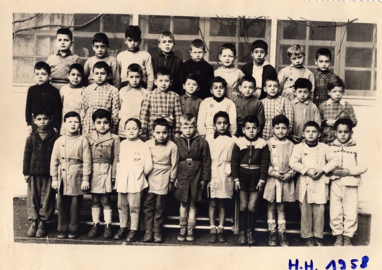1958 - Ecole du Faubourg Esperance Phillippeville - Ecole de garcons du faubourg de l'esperance