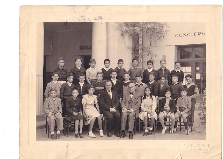 1949 - Classe de 5 ème II - Ex lycée laperrine