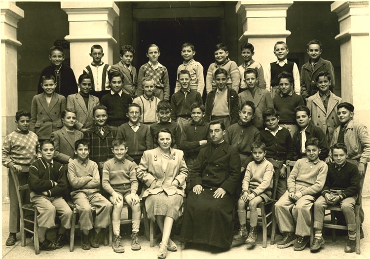 1954 - Classe de 7ème - Ex lycée laperrine