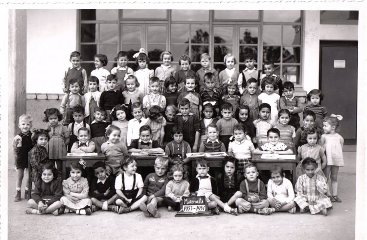 1954 - Classe1953-1954_Maternelle - Ecole de petitjean