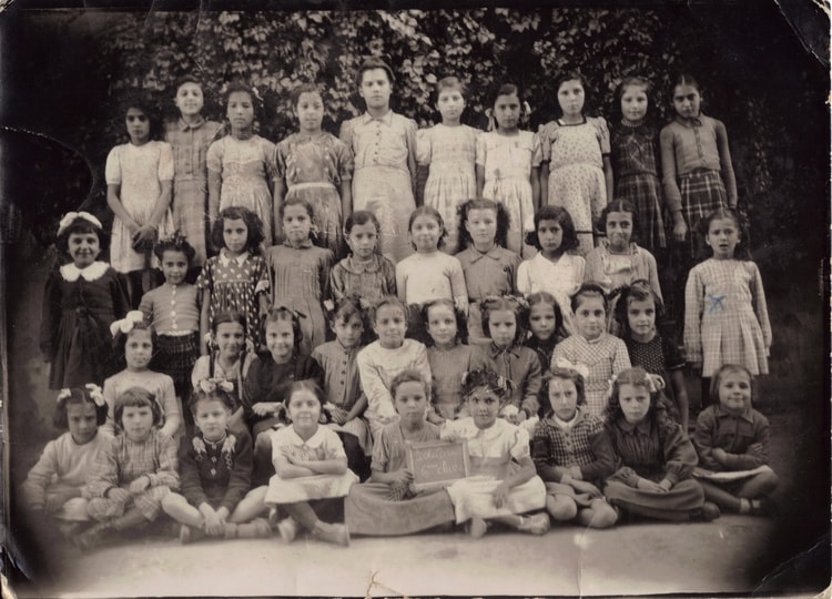 1954 - CP Ecole Carnot Sidi Bel Abbès - College moderne de jeunes filles