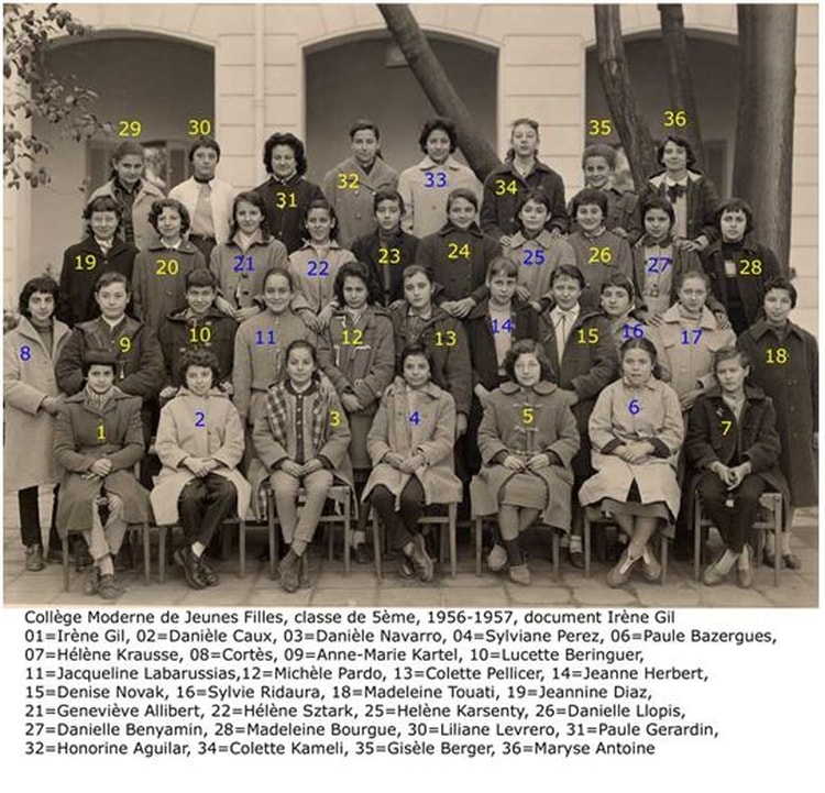 1956 -  5ème  - College moderne de jeunes filles