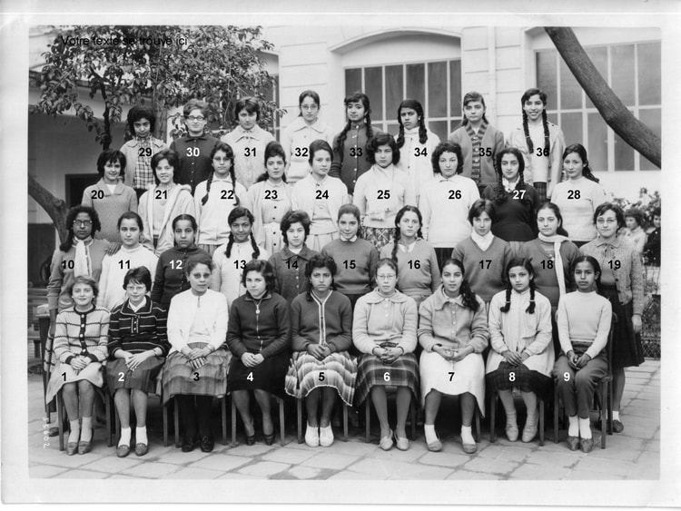 1960 - 4ème M Collège JF SBA - College moderne de jeunes filles