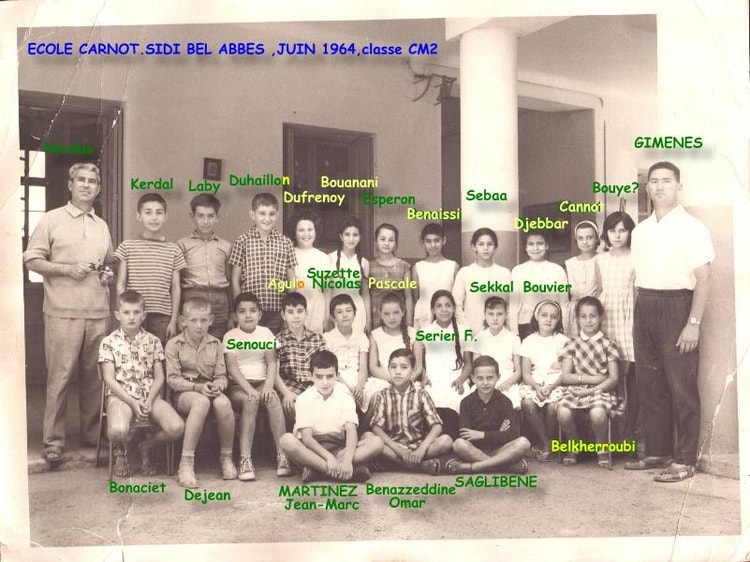 1964 - Cm1 - Ecole et collège carnot