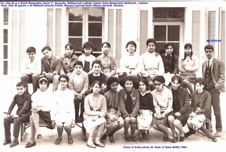 1966 - 5ème et 4ème - Ecole et collège carnot