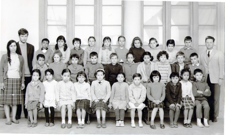 1966 - CM1 1966/67  - Ecole et collège carnot