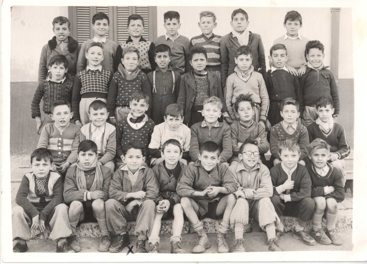 1953 - Classe de 4éme  (cours moyen 2) - Marceau