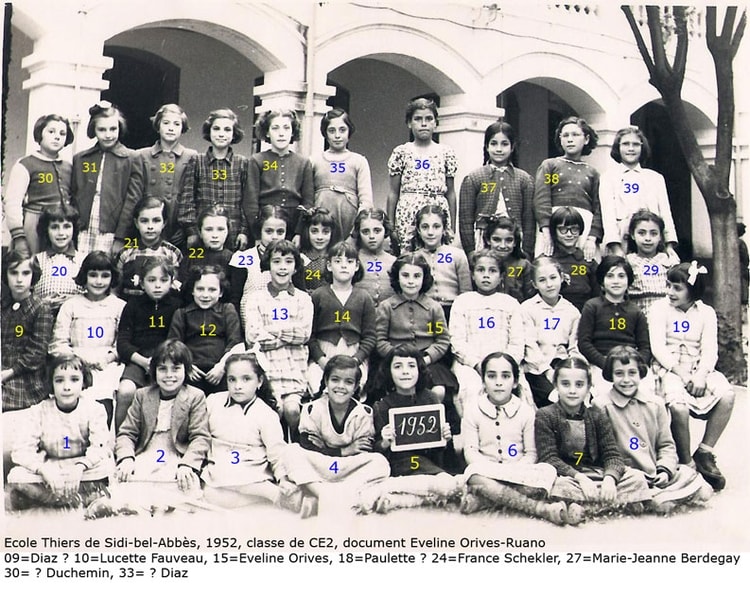 1952 - ECOLE THIERS - Ecole thiers