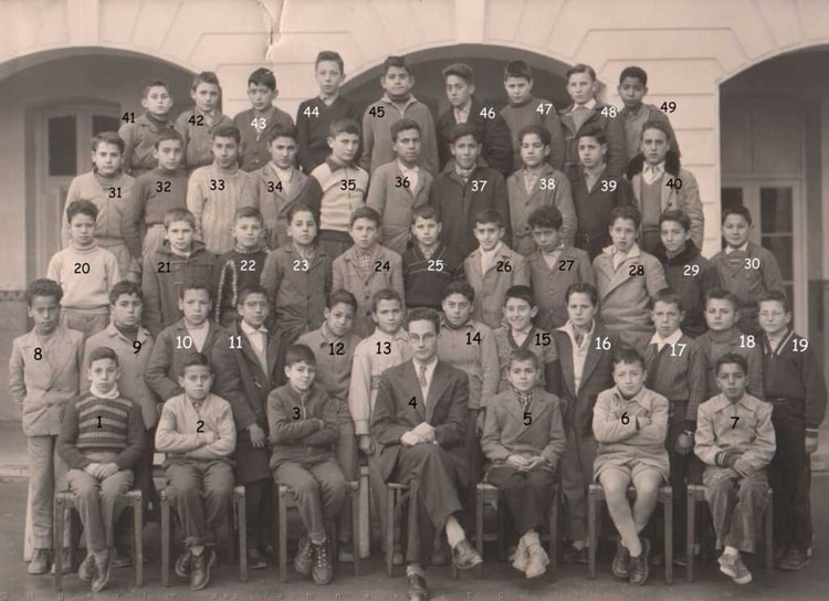 1957 - Sidi-Bel-Abbès - 1957 - Collège moderne Leclerc - 6ème - College moderne leclerc
