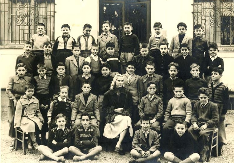 1953 - Classe de 8ème - Ex ecole de sonis