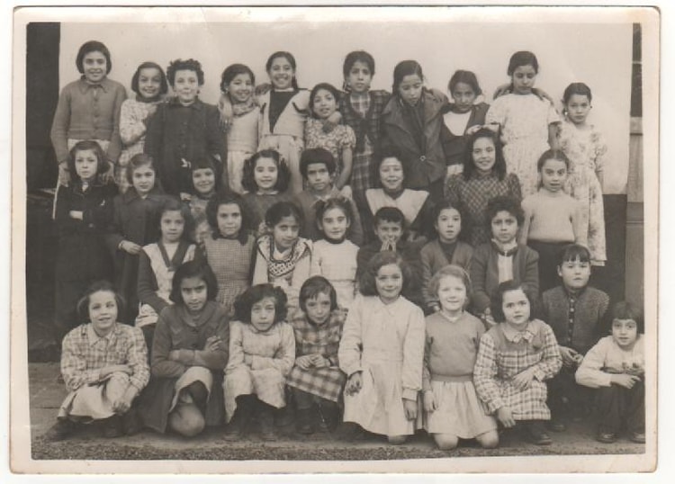 1955 - Classe CM1  1955 - Ecole primaire sévigné