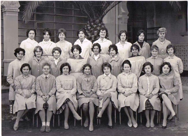 1960 - 1° classique Lycée Mercier - Pierre et marie curie