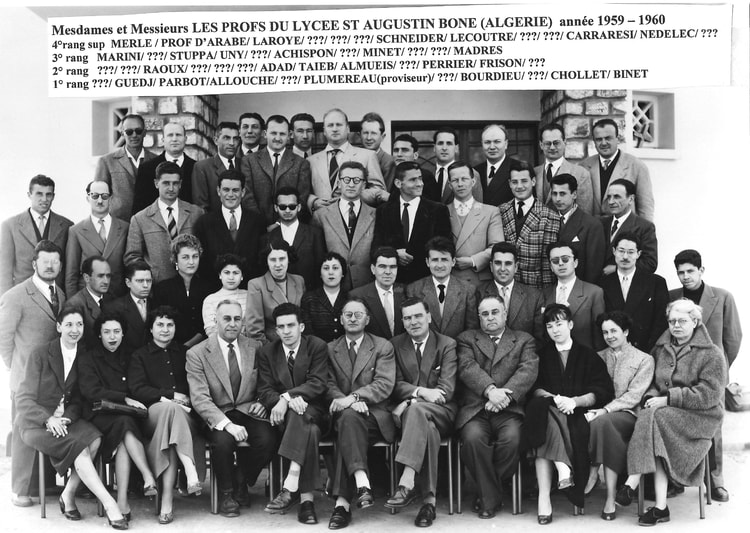 1959 - PROFS DU LYCEE - Lycée st augustin