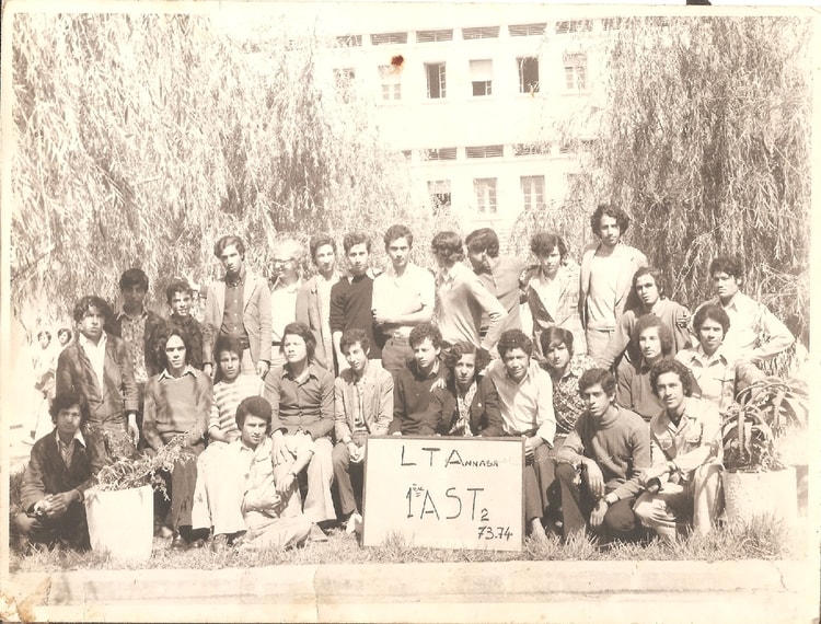 1974 - 1ère AST 2 - Lycee technique annaba