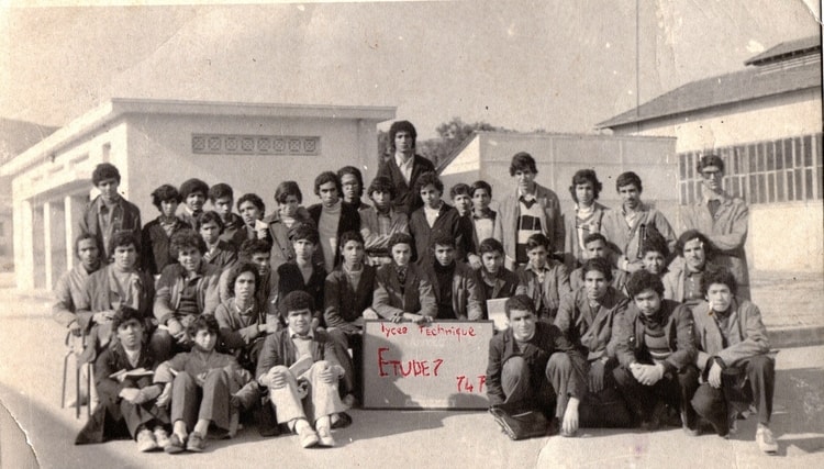 1974 - Etude 7 internat ( Année 74-75) - Lycee technique annaba