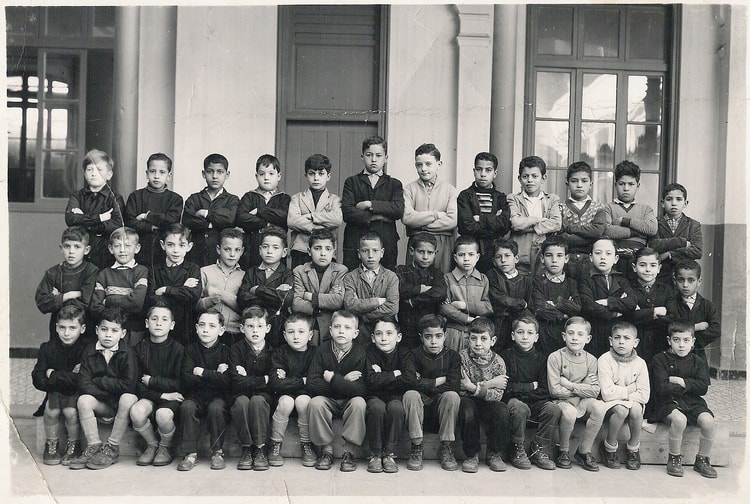 1958 - CE2  18 mars 1958 - Ecole sadi carnot