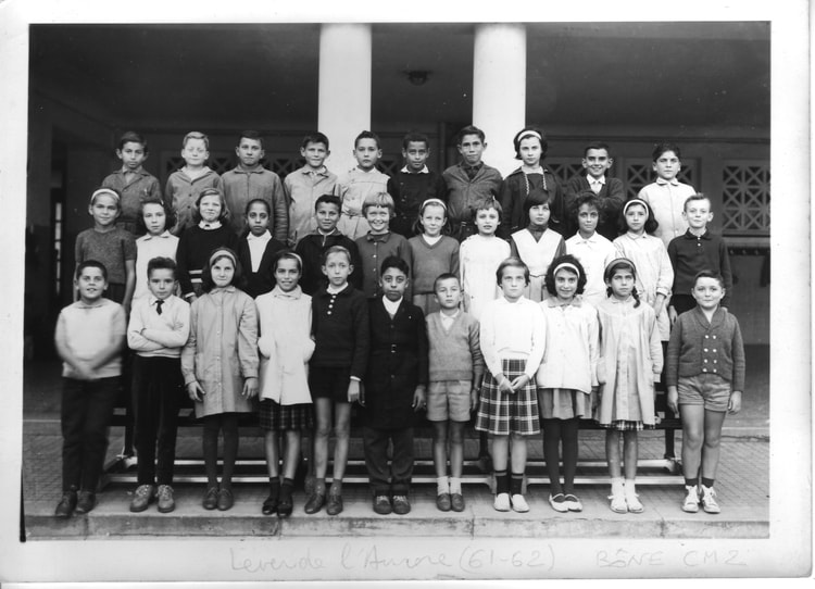 1961 - CM2 Lever de l'Aurore, Bône - Ecole du lever de l'aurore