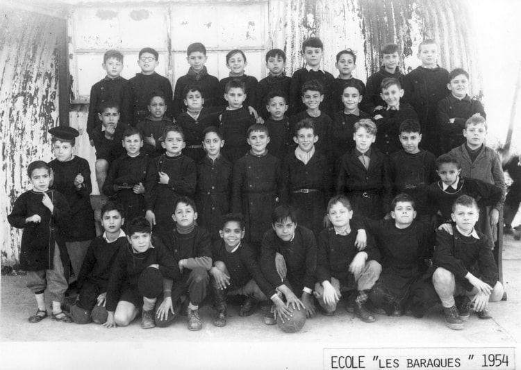 1954 - Les Baraques - Ecole victor hugo ou materra