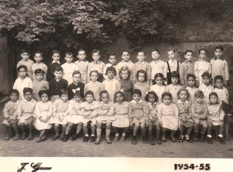 1954 - Année maternelle - Ecole maternelle rue garibaldi