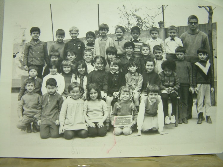 1968 - Cp 1968- 1969 - Ecole leon bourgeois