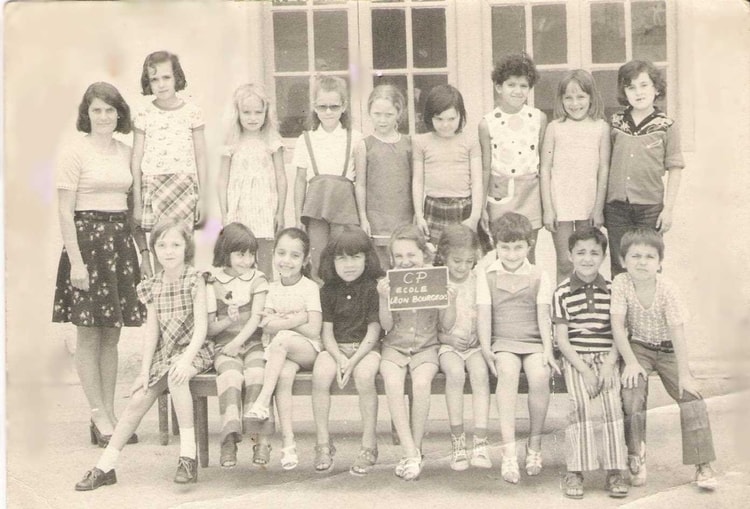 1974 - Cp - Ecole leon bourjeois