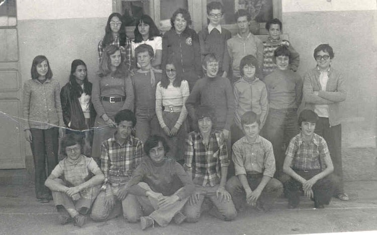 1977 - Classe de 4ème - Lycée victor hugo