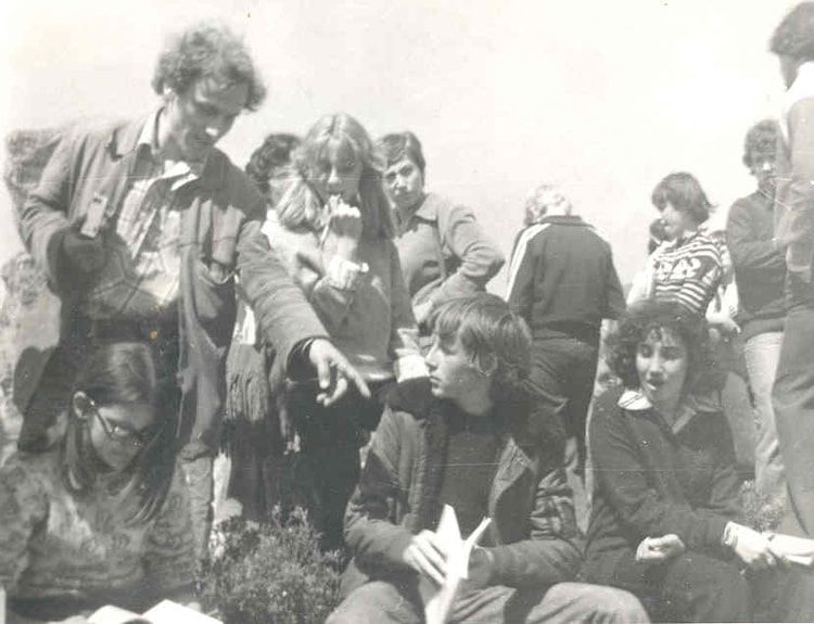 1978 - Michèle SEGARD, Maya BENIDIR, Hervé POULIQUEN, Cerf prof de math - Lycée victor hugo