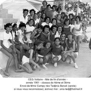 1961 - 4ième et 3ième - College voltaire