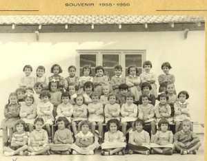 1955 - CP Mme LANDERET - école de garçon de beymouth