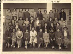 1954 - 1954-1955 cl de 5eme1 - Collège moderne de jeunes filles ali chekkal