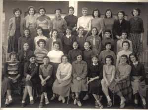 1955 - Classe de 4ème 7 - Collège moderne de jeunes filles ali chekkal