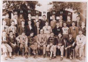 1953 - Ardaillon - classe de 2ème commerciale - Cllege moderne ardaillon