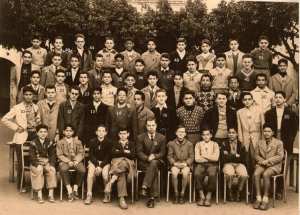 1954 - Classe de français - Cllege moderne ardaillon
