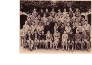 1955 - Classe de 4ième moderne - Cllege moderne ardaillon