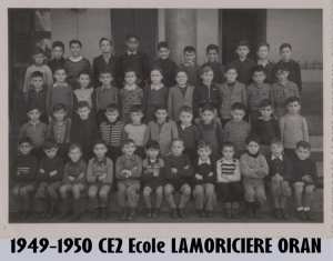 1950 - CE2 - Ecole lamoricière