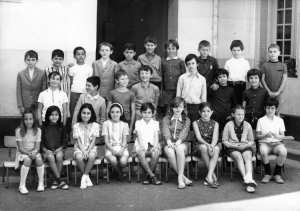 1970 - Classe de CM1 en 1970 - Ecole paixhans