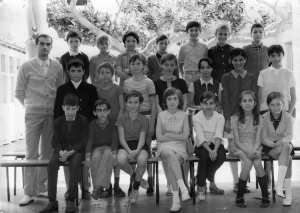 1971 - Classe de CM2 en 1971 - Ecole paixhans