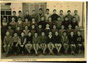 1955 - Préparation à la 6ème - Ecole primaire de delmonte