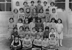 1956 - Classe enfantine - Ecole primaire de delmonte