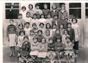 1958 - COURS MOYEN 1ERE en 1958 - Ecole primaire de delmonte