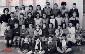 1951 - Classe de Mademoiselle Choukroune - Ecole saint hubert
